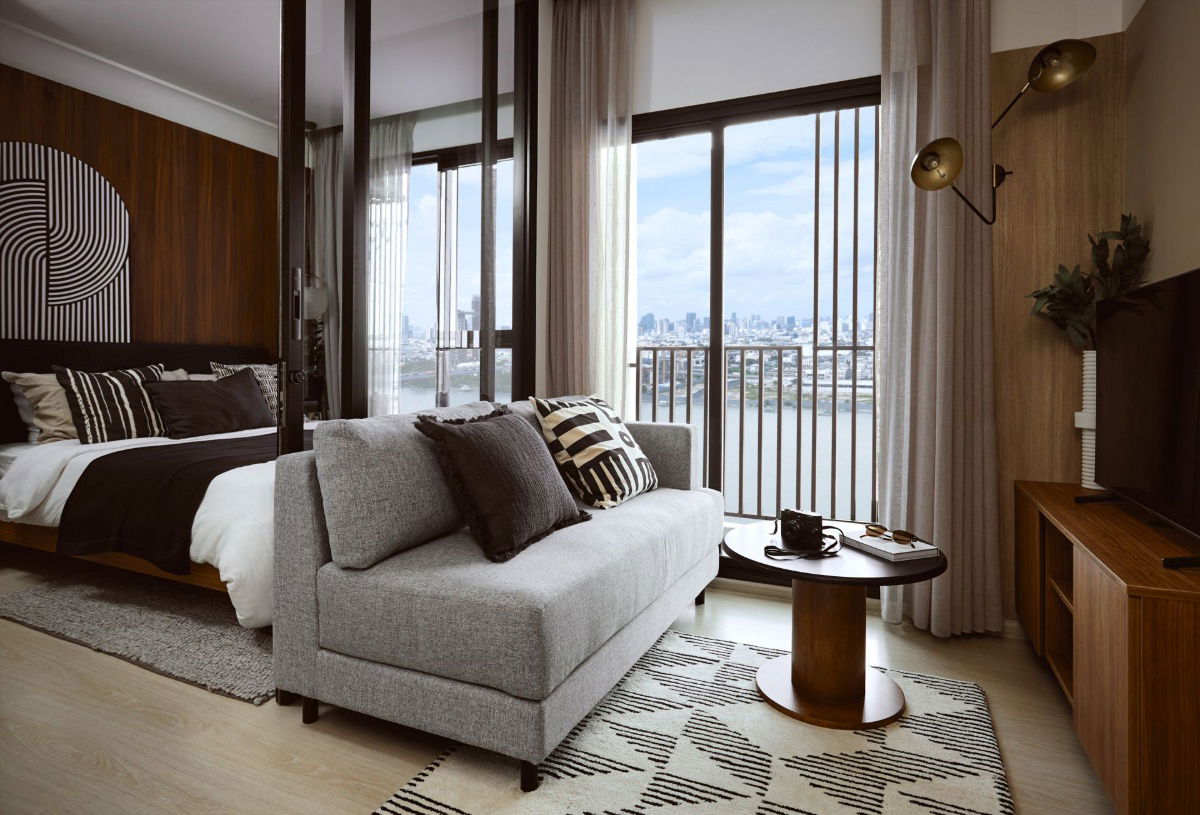 picture  Down Payment 1 Bed  New Room & New Condo Close to Rama 3 and Sathorn area,  Terminal 21 @ Nue Riverest Ratburana - 3/8