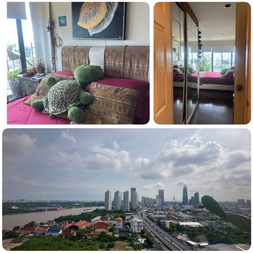 รูป Call : 089-899-4482 คอนโด ลุมพินี เพลส นราธิวาส-เจ้าพระยา ห้องใหญ่พิเศษ 99 ตารางเมตร 3 ห้องนอน 2 ห้องน้ำ 1 ห้องครัว ชั้น23 วิวแม่น้ำ ตกแต่งครบ - รูปที่ 4/14