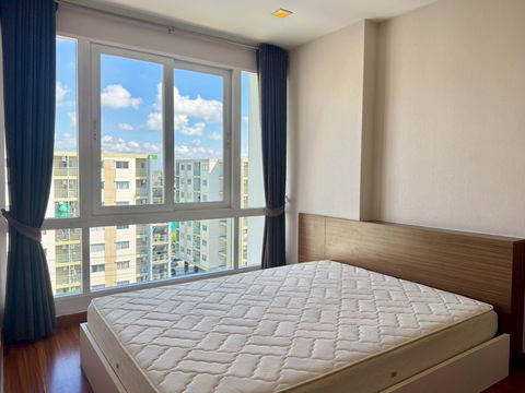 ✨ ด่วน! ให้เช่าคอนโด Airlink Residence ห้องสวย เฟอร์ครบ วิวโล่ง ใกล้สนามบินสุวรรณภูมิ และรถไฟฟ้า Airport Rail Link ลาดกระบัง เพียง 8,500 บาท/เดือน ✨