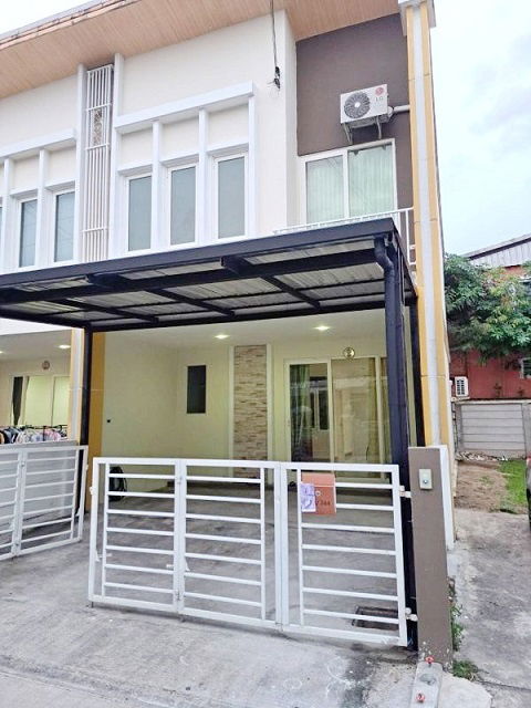 picture CJ WisesukNakhon 800m. Wat PhanthaiNorasing 1.5km. for sale 2-storey townhouse corner unit 22sq - 1/8