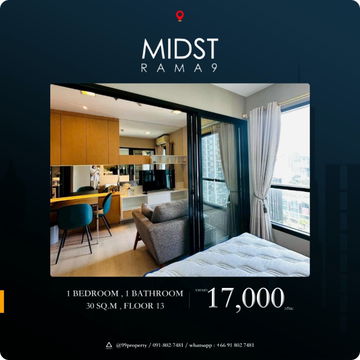 For rent Condo Lette Midst Rama 9 Ready to move in