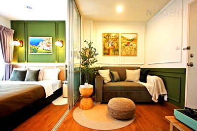 Condos for sale Soi On Nut (Sukhumvit 77) : For Sell Condo LUMPINI VILLE ONNUT - PHATTHANAKAN Building C1, Floor 3,Studio, Room size 22 sqm