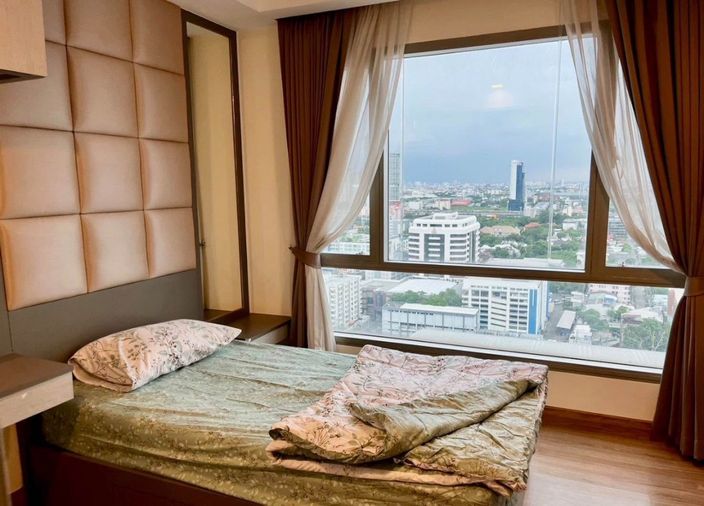 ให้เช่าพร้อมย้าย ทรู ทองหล่อ คอนโด ชั้น 24  62 ตรม.2ห้องนอน 2ห้องน้ำ ราคา 30,000 บาท.ใกล้โรงพยาบาลกรุงเทพ ใกล้ Bts ทองหล่อ ใกล้ท่าเรือทองหล่อ