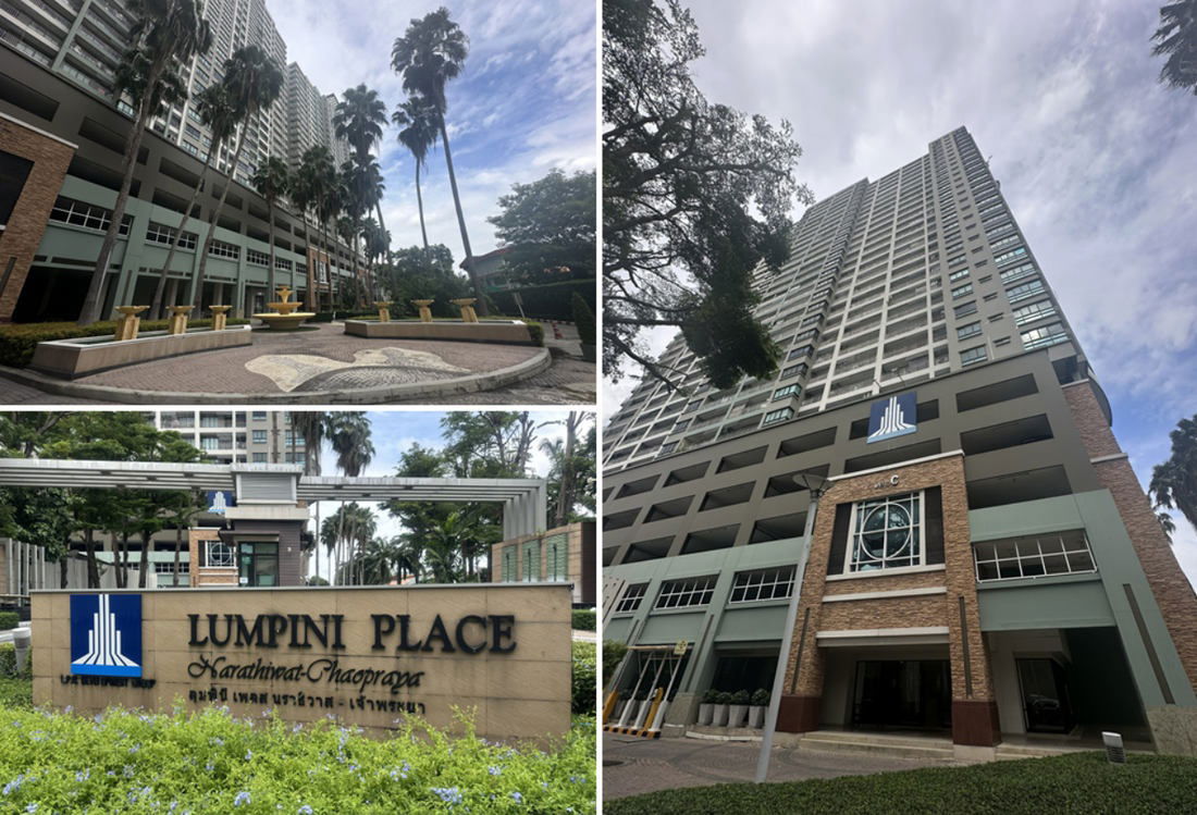 picture Call : 089-899-4482 For Sell Condo Lumpini Place Narathiwat-Chaophraya 99 sq.m 3 Beds 2 Baths 1 Kitchen 23 floor River View, Fully furnished - 12/14