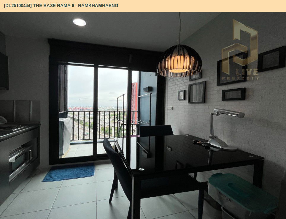 picture DL25100444 Condo for rent, The Base Rama 9 - Ramkhamhaeng near ARL Ramkhamhaeng, ready to move in, call urgently 0638692663 LineID @897iyzll - 7/10