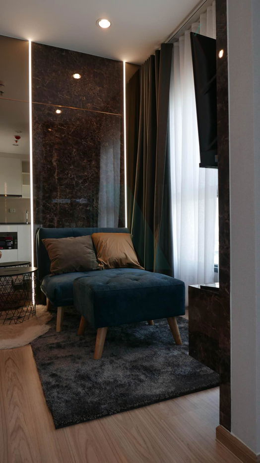 picture 🎊 For Rent Condo THE TREE HUA MAK INTERCHANGE Building B, Floor 20,1 bed room, Room size 26.00 sqm - 1/8