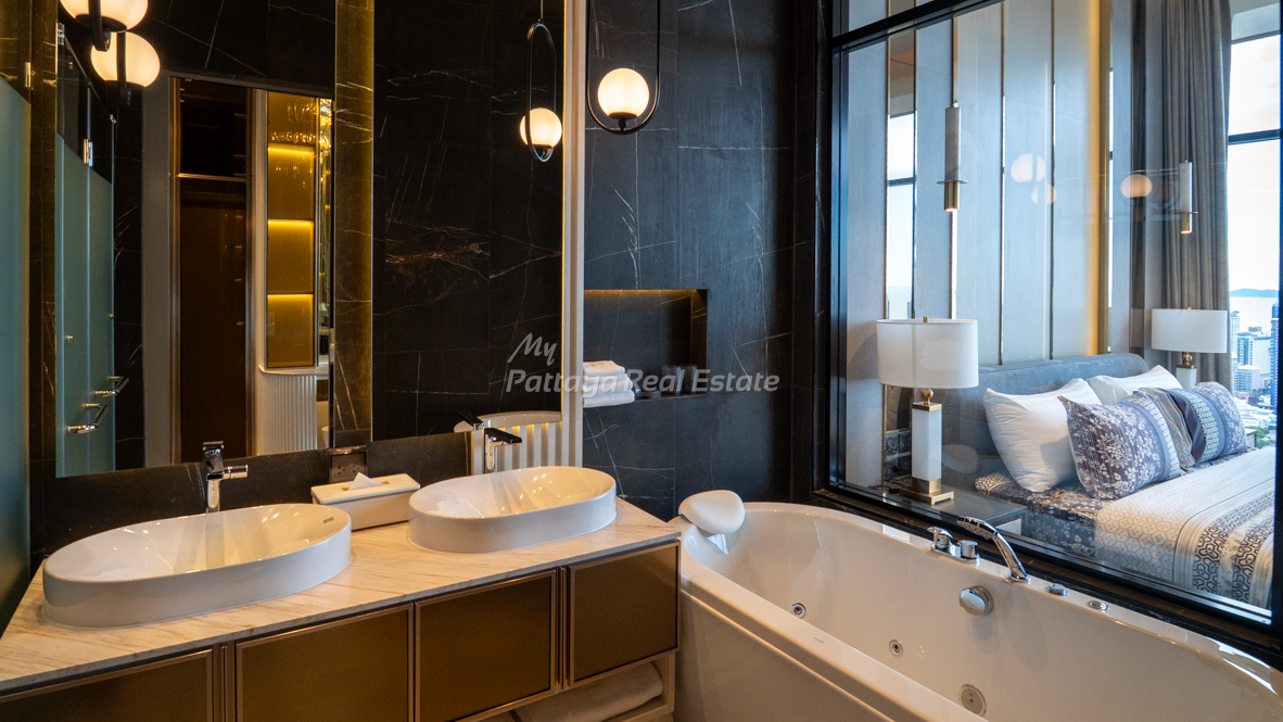 picture 🛏️ 2 Bed - 🛁 3 Bath - 🏙️ Sea Views - 🌏 FOREIGN name - 🏢 Once Pattaya - Ref: ONCE16 - 38/45