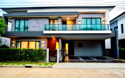 Houses for rent บิ๊กซี บางพลี : Detached House for Rent The City Bangna, Fully furnished