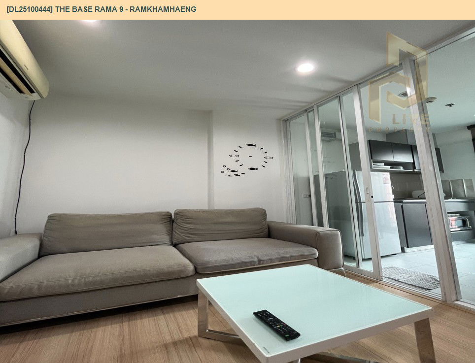 picture DL25100444 Condo for rent, The Base Rama 9 - Ramkhamhaeng near ARL Ramkhamhaeng, ready to move in, call urgently 0638692663 LineID @897iyzll - 2/10