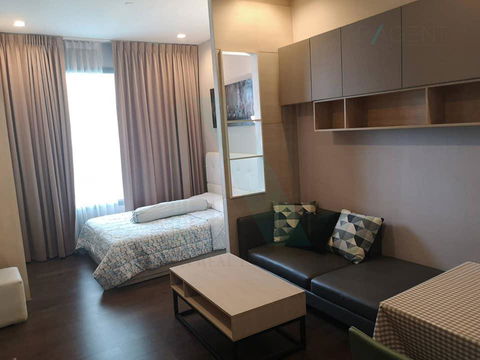 🔺 For Rent Condo Q ASOKE Building 1, Floor 21,Studio, Room size 30.00 sqm