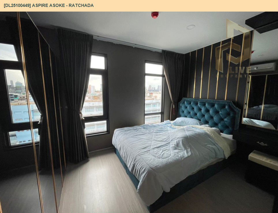 picture DL25100449 Condo for sale, Aspire Asoke - Ratchada near MRT พระราม 9, ready to move in, call urgently 0638692663 LineID @534wlwof - 3/9