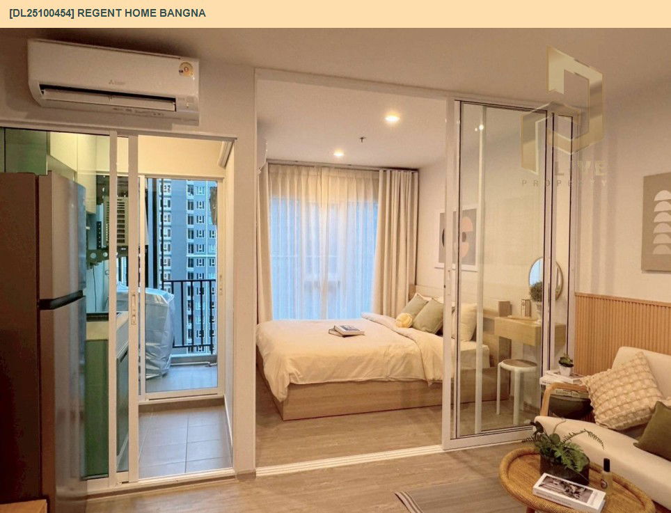 picture DL25100454 Condo for rent, Regent home bangna near BTS Bang Na, ready to move in, call urgently 0638692663 LineID @655ebbvc - 6/9