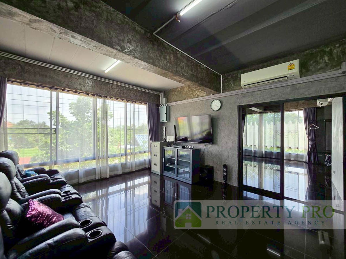 รูป ขาย บ้าน รังสิต คลองหลวง บ้านเดี่ยว 3 ชั้น 6 ห้องนอน ขนาด 100 ตรว 471 ตรม รีโนเวทใหม่ Loft Style ใกล้ มหาวิทยาลัยธรรมศาสตร์ มหาลัยกรุงเทพ : EL25S-011 - รูปที่ 12/47