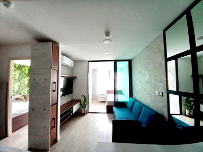 Condos for rent Lat Phrao : Don't delay! 🔥🔥 For rent: Atmoz Lat Phrao 71, 2-bedroom unit, beautiful room, exactly as pictured, fully furnished + washing machine included‼️