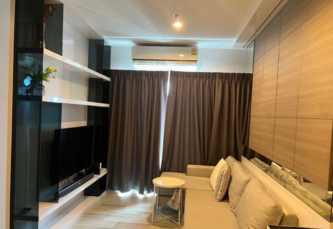 For rent: The Key Sathorn-Charoenrat, 2 bedrooms, beautiful, fully furnished, near Central Plaza Rama 3. Interested, add Line @841qqlnr