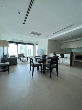🚩For Rent: The River Condominium✨2 Bed with office room 138 sqm ✨Near CON Siam 🚇BTS Saphan Taksin