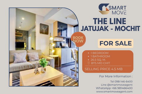 🔥 ขายพร้อมผู้เช่า !! วิวสวย, ชั้นสูง 30++, ทำเลดี!! 🔥 Code C20230208422....The Line Jatujak - Mochit, 1 ห้องนอน, 1 ห้องน้ำ, แต่งครบ, ราคาพิเศษ!!📣📣