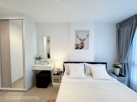 iCondo Serithai Green Space ห้องสวย ราคาดี สอบถามเพิ่มเติมได้ที่ Line @condorental
