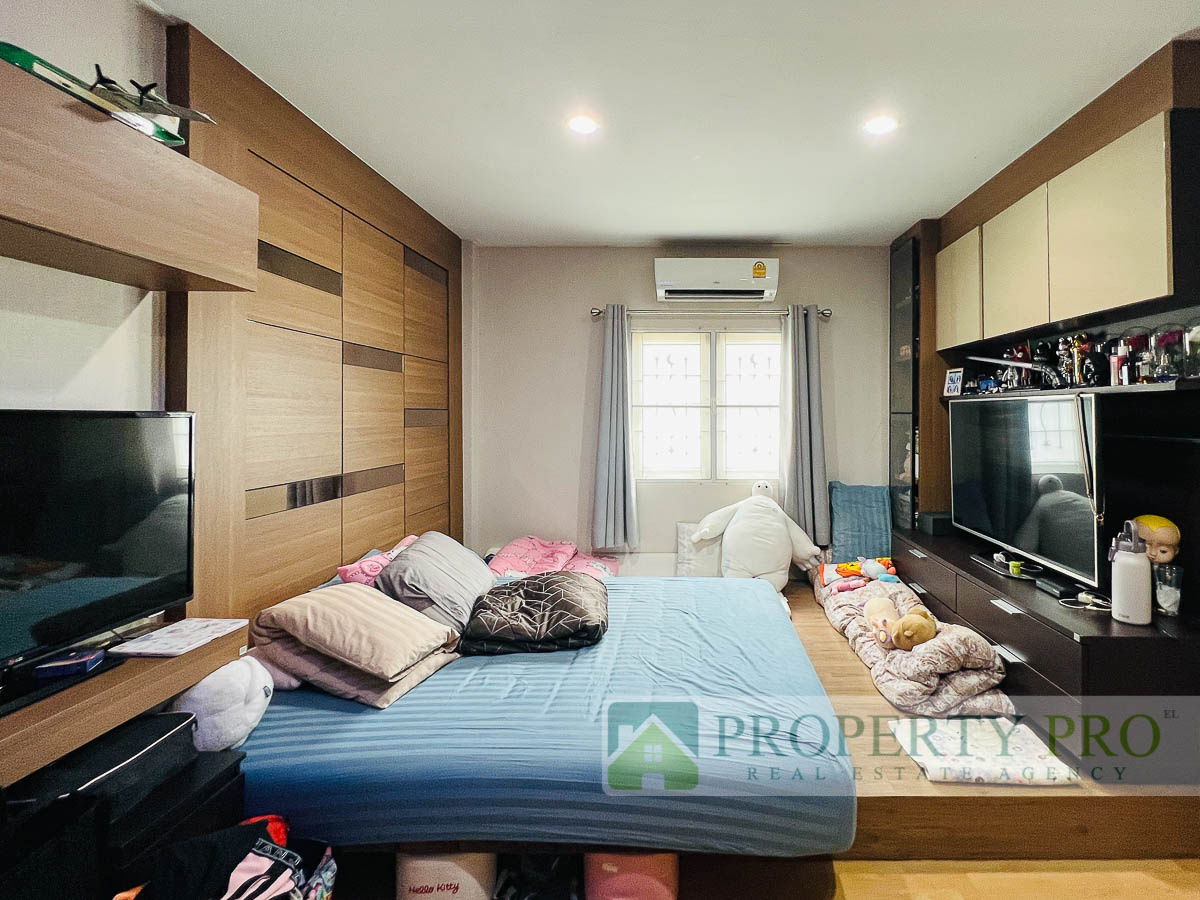 รูป ขาย บ้าน ธารา ราชพฤกษ์ ปิ่นเกล้า บ้านเดี่ยว 3 ห้องนอน 56 ตรว ต่อเติมครัว และห้องนั่งเล่น ใกล้ กาญจนาภิเษก วงแหวน 9 บางกรวย ปลายบาง : EL25S-012 - รูปที่ 7/13