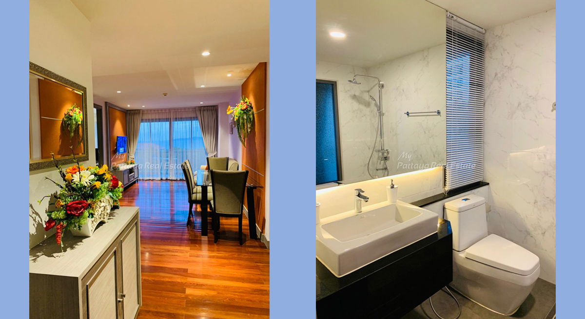 picture 🛏️ 2 Bed - 🛁 2 Bath - 🏙️ Sea Views - 🌏 FOREIGN name - 🏢 Saint Senate Residences Pattaya - Ref: TSR03 - 5/10