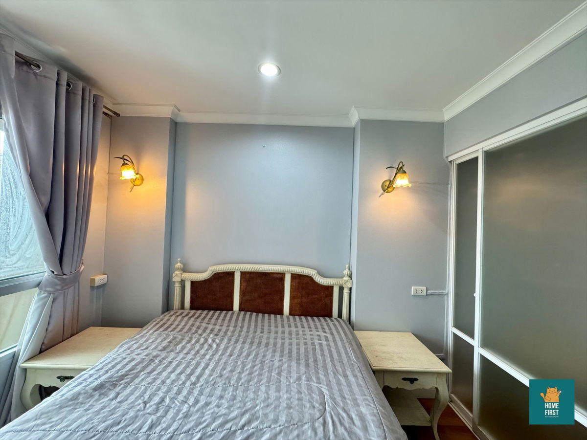 รูป Rent Lumpini Place พระราม 9 เฟอร์ครบ มีเครื่องซักผ้า 1 นอน 34 ตรม. 14,000 บาท - รูปที่ 5/11