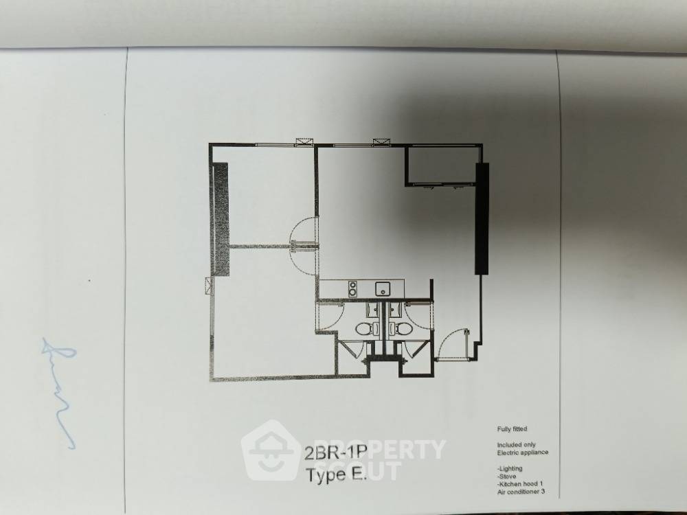 picture 2-BR Condo at The Livin Ramkhamhaeng in Hua Mak (ID 1850301) - 2/7