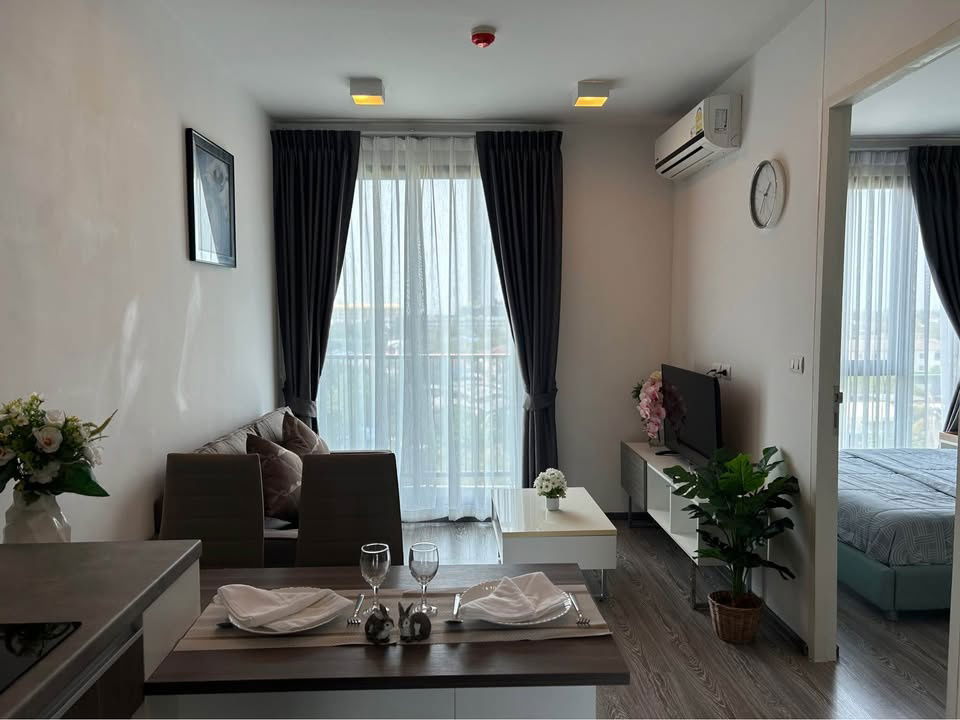 รูป ให้เช่า เซล รัตนาธิเบศร์ มีเฟอร์นิเจอร์+เครื่องใช้ไฟฟ้าครบ - รูปที่ 2/8