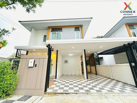 For Sale House , SENSE Saimai 56 , nice view , corner unit , wide frontage , newly renovated , O Ngoen , Sai Mai , Bangkok , CX-120191 ✅ Live chat with us ADD LINE @connexproperty ✅ 