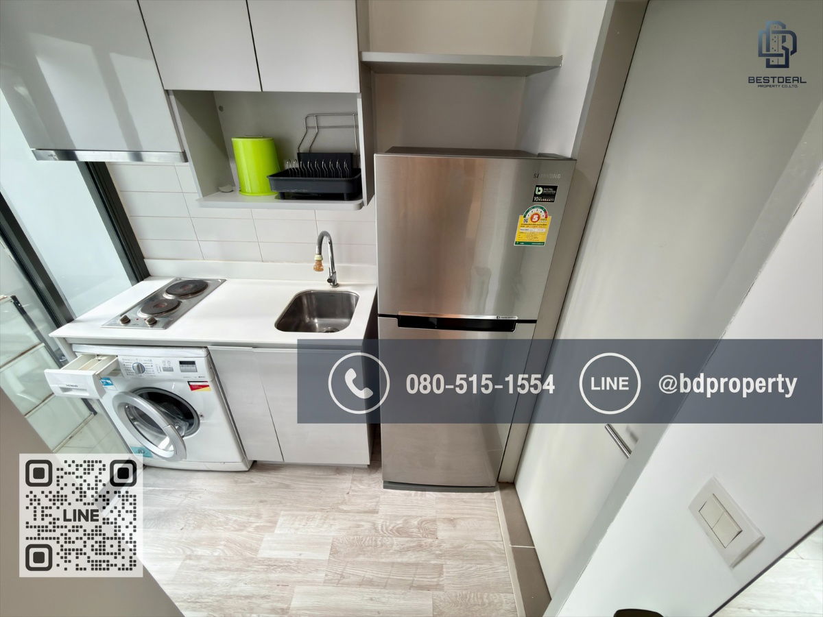 picture Bestdeal  FOR RENT Studio 22 sqm. Rental 14,000 THB /month CONDO “IDEO MOBI RAMA 9” Near Phraram Kao 9 MRT Station 80 meters. - 11/13
