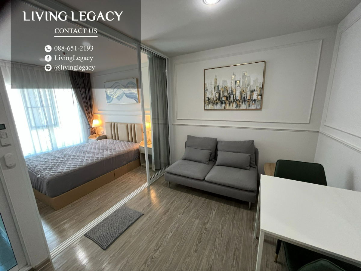 รูป T4CX7P ให้เช่าคอนโด Regent Home Bangna 28 ตร.ม. ชั้น 26 ตึก B line id : @livinglegacy - รูปที่ 5/19