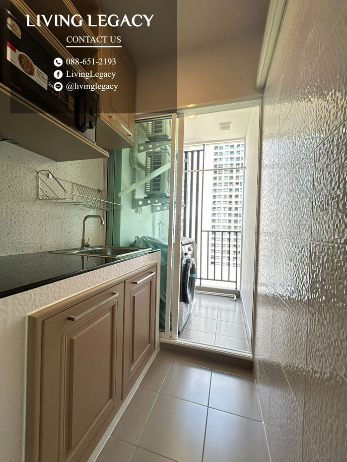 รูป SV0I3J ให้เช่าคอนโด Regent Home Bangna 28 ตร.ม. ชั้น 12 ตึก A line id : @livinglegacy - รูปที่ 7/9