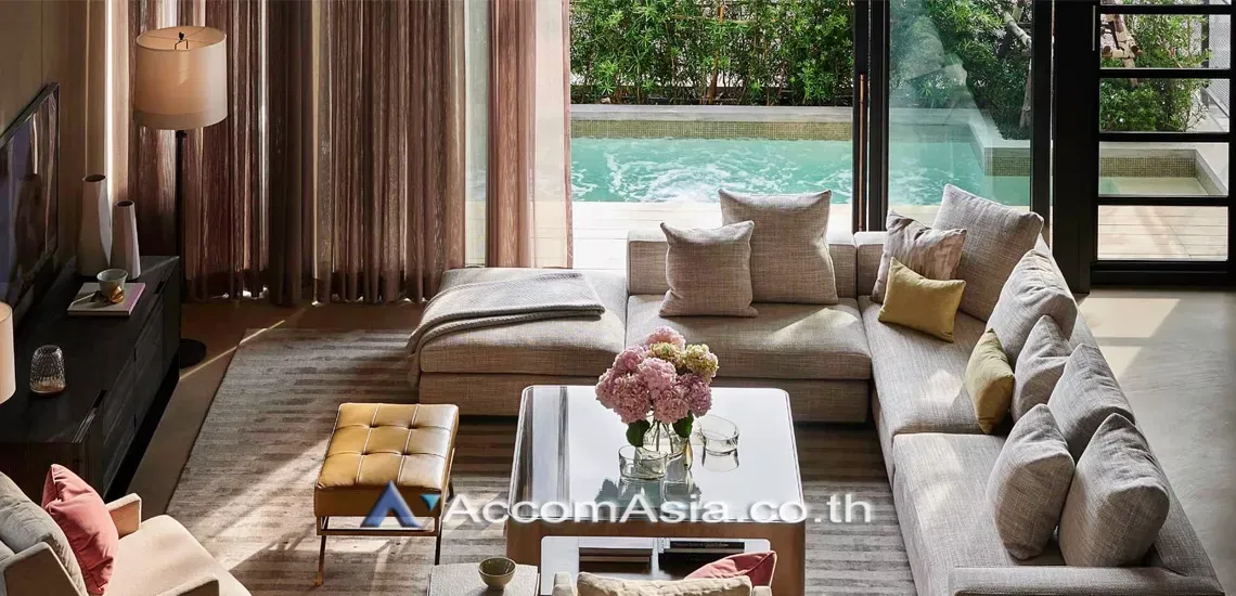 รูป 🔼🔽 AccomA 📩 Spacious luxury duplex condominium featuring an open-plan layout and a large private balcony ( AA31290 ) - รูปที่ 5/8