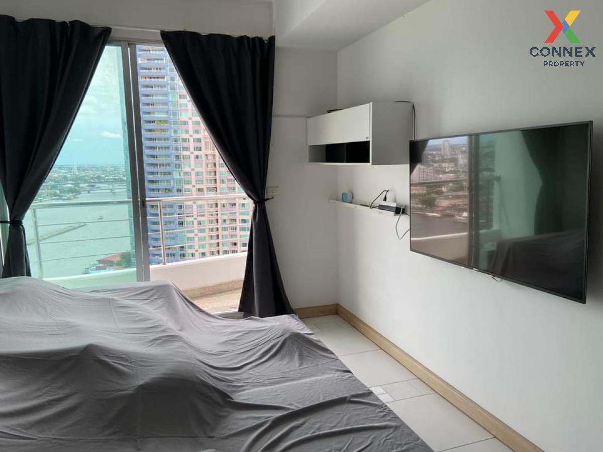 picture For Rent Condo , Supalai River Resort Charoen Nakhon , nice view , high floor , river view , BTS-Krung Thon Buri , Samre , Thon Buri , Bangkok , CX-105379 ✅ Live chat with us ADD LINE @connexproperty ✅  - 1/8