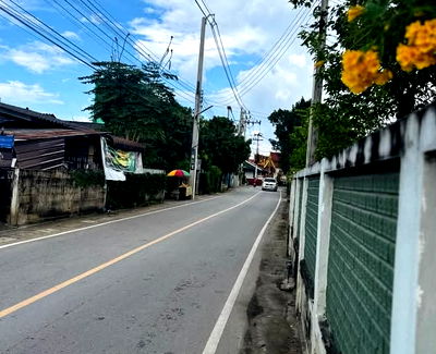 ที่ดิน ไปรษณีย์สันกำแพง : ขายที่ดินติดถนนตำบลสันกำแพงโฉนดพร้อมโอน