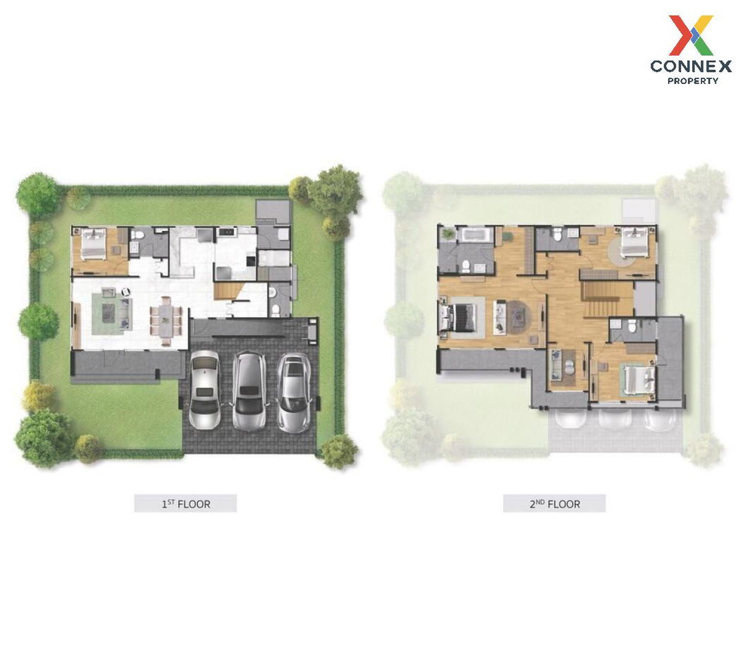 picture For Sale House , The Palm Chaengwattana - Chaiyaphruek 2 , Khlong Khoi , Pak Kret , Nonthaburi , CX-121988 ✅ Live chat with us ADD LINE @connexproperty ✅ - 2/2