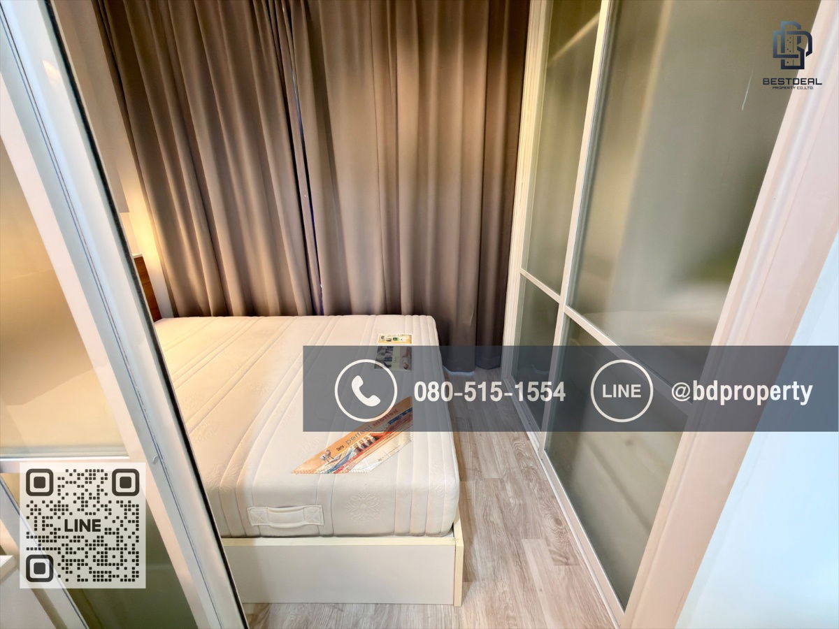 picture Bestdeal  FOR RENT Studio 22 sqm. Rental 14,000 THB /month CONDO “IDEO MOBI RAMA 9” Near Phraram Kao 9 MRT Station 80 meters. - 5/13