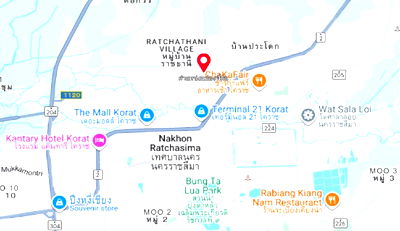 ที่ดิน ม.ราชภัฏนครราชสีมา : ขายที่ดินทำเลทอง กลางเมืองโคราช นครราชสีมา พท.5 ไร่ 46 ตรว.ติดถนนกว้างเกิน 8 ม. อยู่ใกล้   รพ เซนต์เมรี่  และ  ห้างเทอร์มินอล 