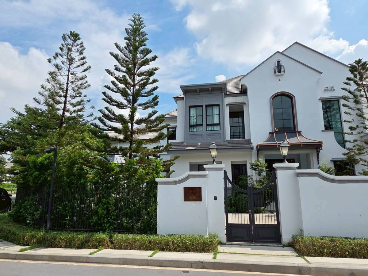 รูป EBH-3436 บ้านหรูหมู่บ้านนันทวัน พระราม 9 - กรุงเทพกรีฑา 5 ห้องนอน 6 ห้องน้ำ จอดรถได้สูงสุด 8 คัน - รูปที่ 1/25