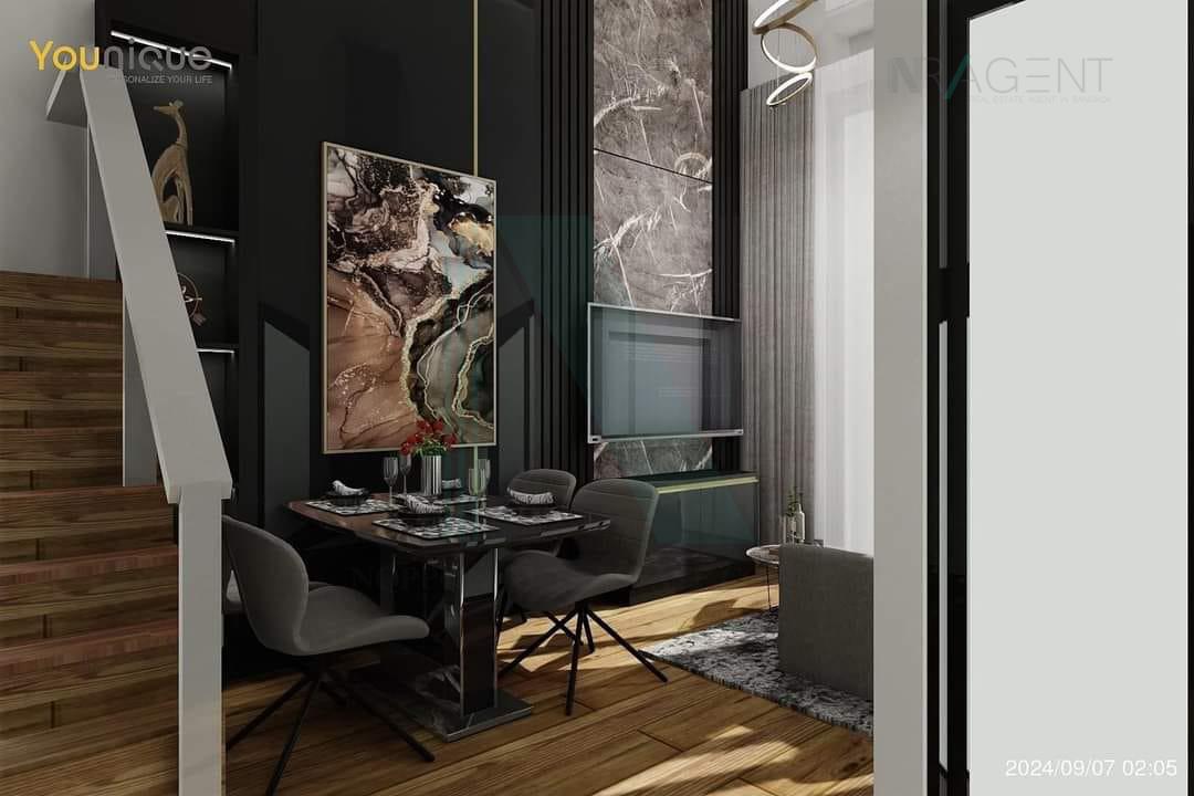รูป 📌 ให้เช่าคอนโด ไอดีโอ พระราม 9 - อโศก อาคาร 1 ชั้น 30 Duplex 2 ห้องนอน ขนาด 52 ตรม ใกล้ MRT พระราม 9 - รูปที่ 4/8