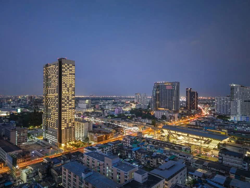 picture 🚝 Best price ever 💥Ideo Ramkhamhaeng Lamsali Station ✨   near MRT just 150 m.🚉, The Mall Bangkapi, fully furnished, electrical appliances - 9/11