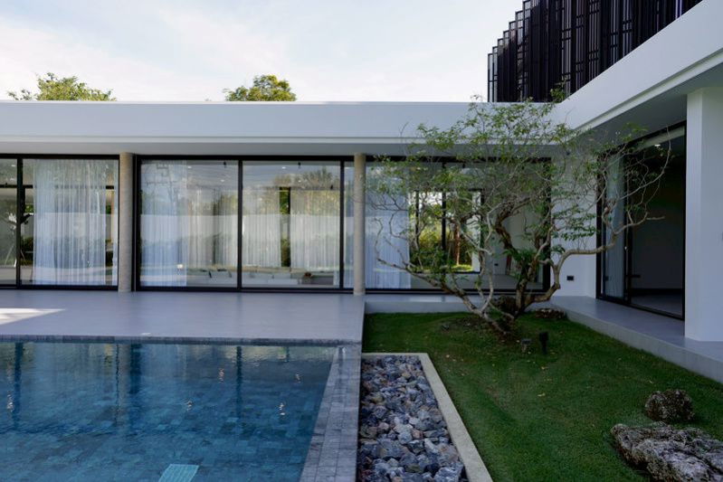 รูป 🏡 ขายบ้านพูลวิลล่าสไตล์โมเดิร์นมินิมอล โซนน้ำแพร่ หางดง เชียงใหม่ - รูปที่ 15/17