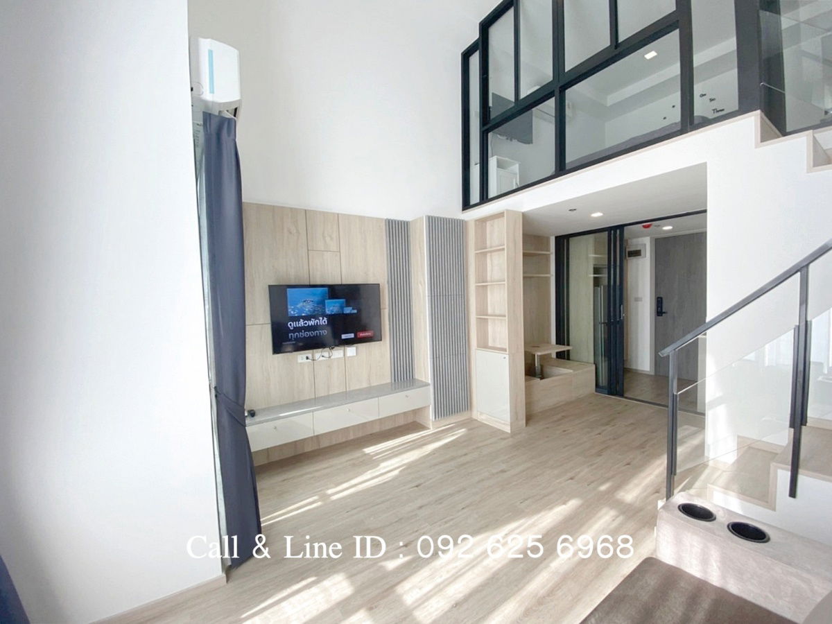 รูป ให้เช่า 🏠 คอนโด The rich rama 9 (เดอะริชพระราม 9) Duplex 1 ห้องนอน 1 ห้องน้ำ 🚆 กั้นห้องสวย พร้อมอยู่ ใกล้แอร์พอร์ตเรลลิงก์ สถานีหัวหมาก - รูปที่ 3/31