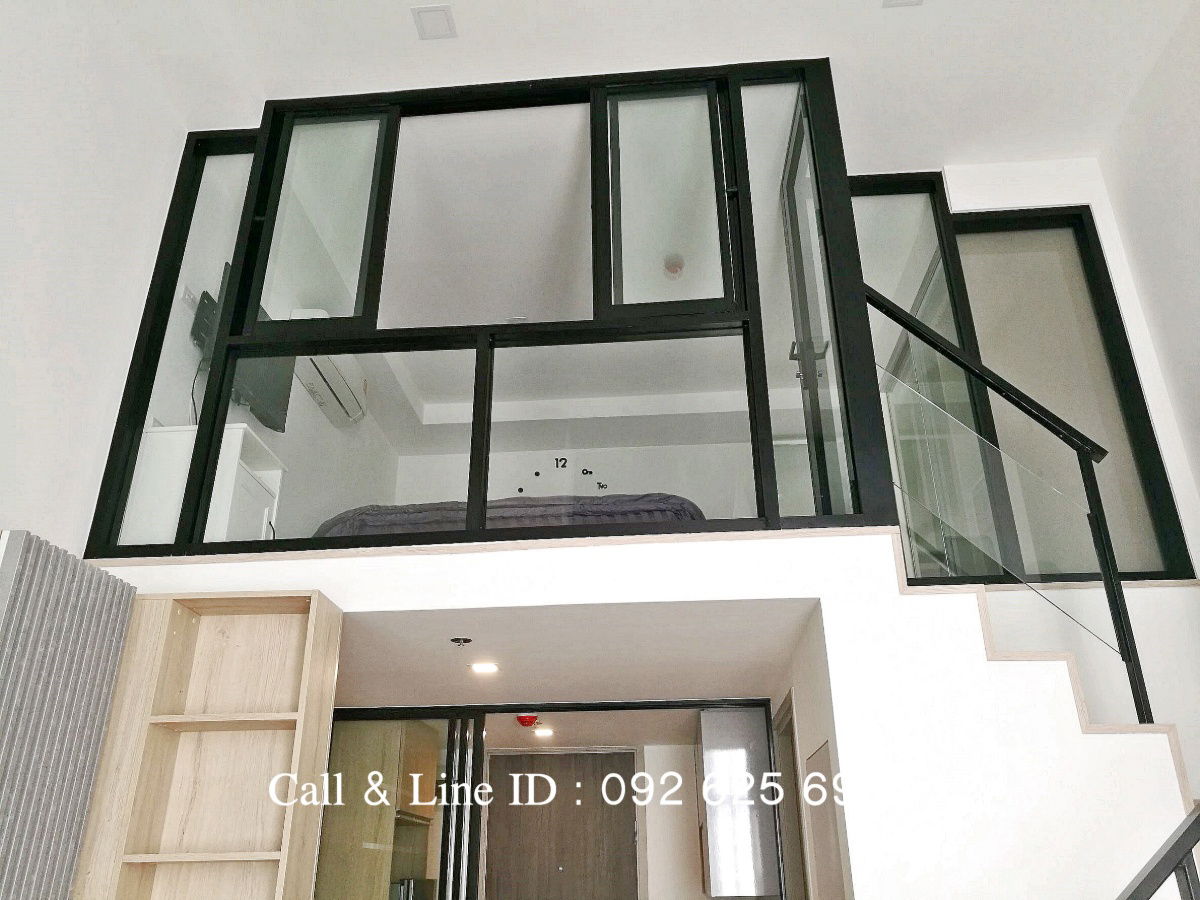รูป ให้เช่า 🏠 คอนโด The rich rama 9 (เดอะริชพระราม 9) Duplex 1 ห้องนอน 1 ห้องน้ำ 🚆 กั้นห้องสวย พร้อมอยู่ ใกล้แอร์พอร์ตเรลลิงก์ สถานีหัวหมาก - รูปที่ 11/31