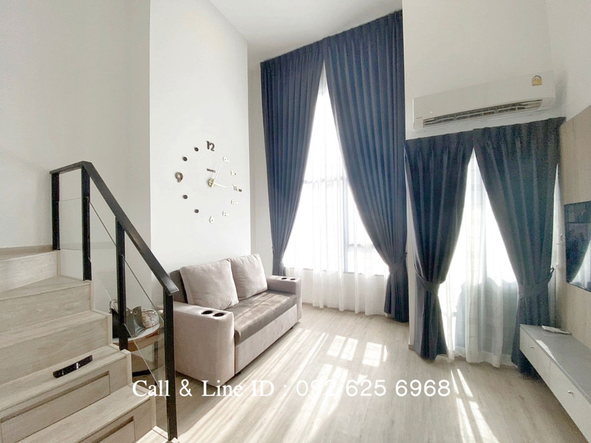 รูป ให้เช่า 🏠 คอนโด The rich rama 9 (เดอะริชพระราม 9) Duplex 1 ห้องนอน 1 ห้องน้ำ 🚆 กั้นห้องสวย พร้อมอยู่ ใกล้แอร์พอร์ตเรลลิงก์ สถานีหัวหมาก - รูปที่ 2/31