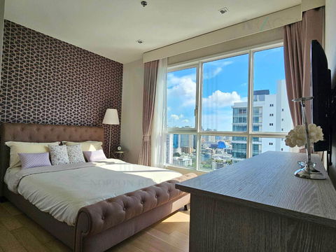 🎉 For Rent Condo HQ THONGLOR Building 1, Floor 28,1 bed room, Room size 46.00 sqm