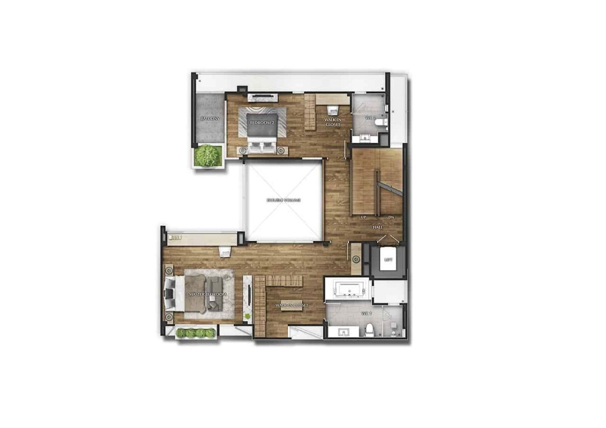 picture Fully furnished. Modern luxury single house for rent in The Gentry Phatthanakan. 4Bedroom + 5Bathroom + 3 Car parking.  - 66/67