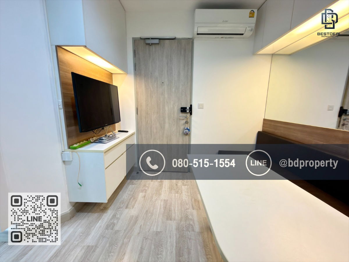 picture Bestdeal  FOR RENT Studio 22 sqm. Rental 14,000 THB /month CONDO “IDEO MOBI RAMA 9” Near Phraram Kao 9 MRT Station 80 meters. - 9/13