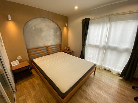 Nice room have washer good price For rent B.A.N.T. Condominium Issaraphrab road