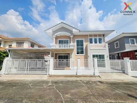 For Sale House , Pruksa Village 5 Wongwaen - Rattanathibet , wide frontage , newly renovated , Bang Khu Rat , Bang Bua Thong , Nonthaburi , CX-109004 ✅ Live chat with us ADD LINE @connexproperty ✅ 