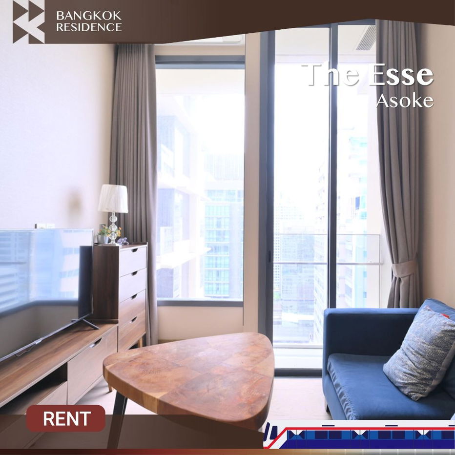 picture Move in now! 🔥 Stylish Unit at The Esse Asoke 💸 Great price Near MRT Sukhumvit  - 1/11
